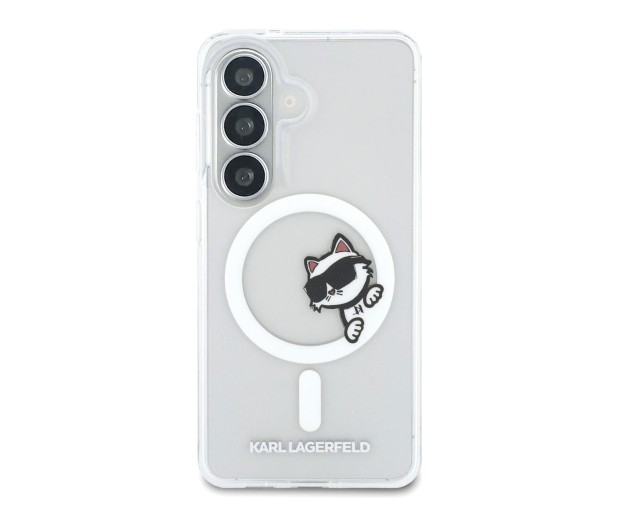 Karl Lagerfeld Etui Peekaboo Choupette MagSafe do Galaxy S26 przezroczysty - 1522719 - zdjęcie 2